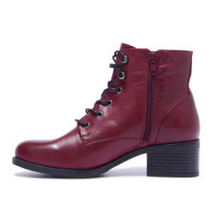 Carl Scarpa Ocean Bordo Leather Ankle Boots